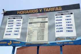 Puntarenas to Paquera Ferry Schedule