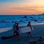 Surfers at Montezuma 600px