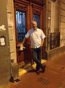 Brian at Apartment Front Door - BA