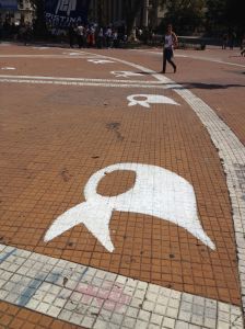 BA - Las Madres Symbols at Plaza de Mayo