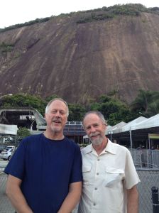 Brian and Frank at the Base of Sugarloaf
