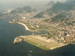View of Rio from Above Santos Dumont Airport