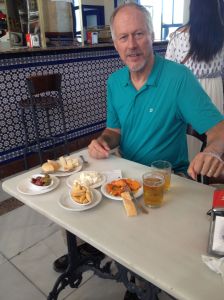 Brian - Tapas at Jerez Rail Station