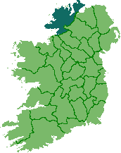 map-of-ireland-depicting-donegal