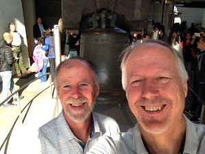 Brian & Frank at Liberty Bell