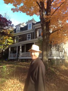 Brian in Front of Mt Airy House