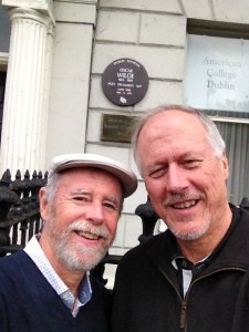 Frank &amp; Brian at Oscar Wilde House - Dublin