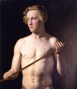 Male Nude by Christoffer Wilhelm Ecersberg (1783-1853)