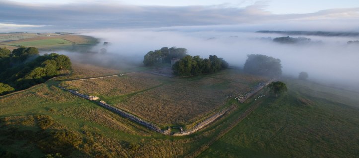 Birdoswald Roman Fort - Aerial View