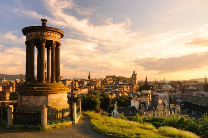Edinburgh City View at Sunset
