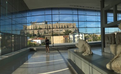 Athens - Brian at the Acropolis Museum