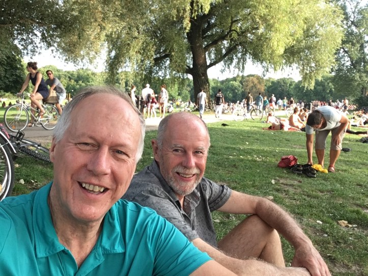 English Park on the lawn