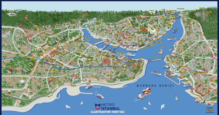 Istanbul Metro Map