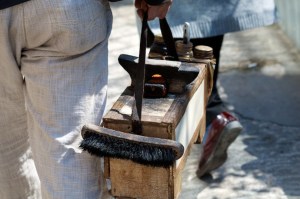 Istanbul Shoe Shine Man