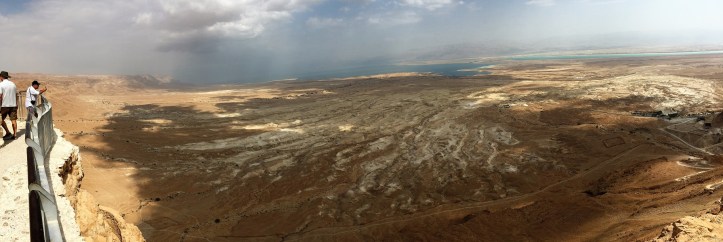 View of Dead Sea from Fortress