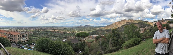 Villa d_Este View to Rome Pano