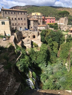 Villa Gregoriana view from town