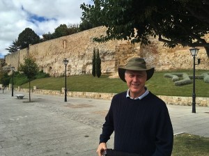 Brian at Salamanca Medieval Wall